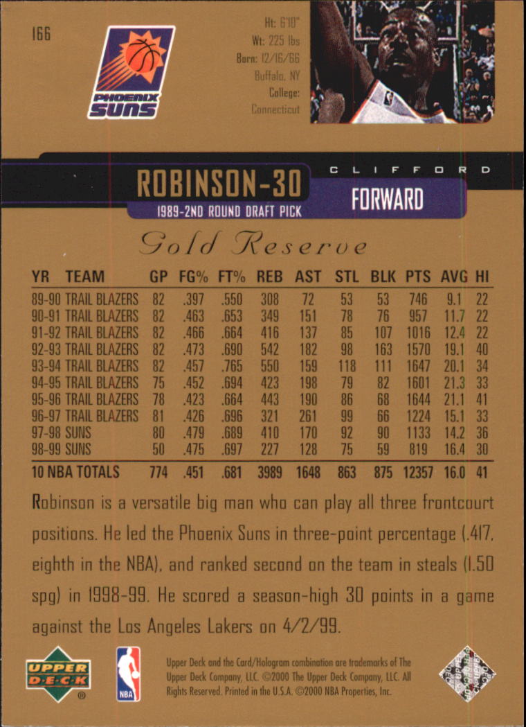 A2531- 1999-00 Upper Deck Gold Reserve Bk #s 1-240 -You Pick- 15+ FREE US SHIP - Picture 281 of 395