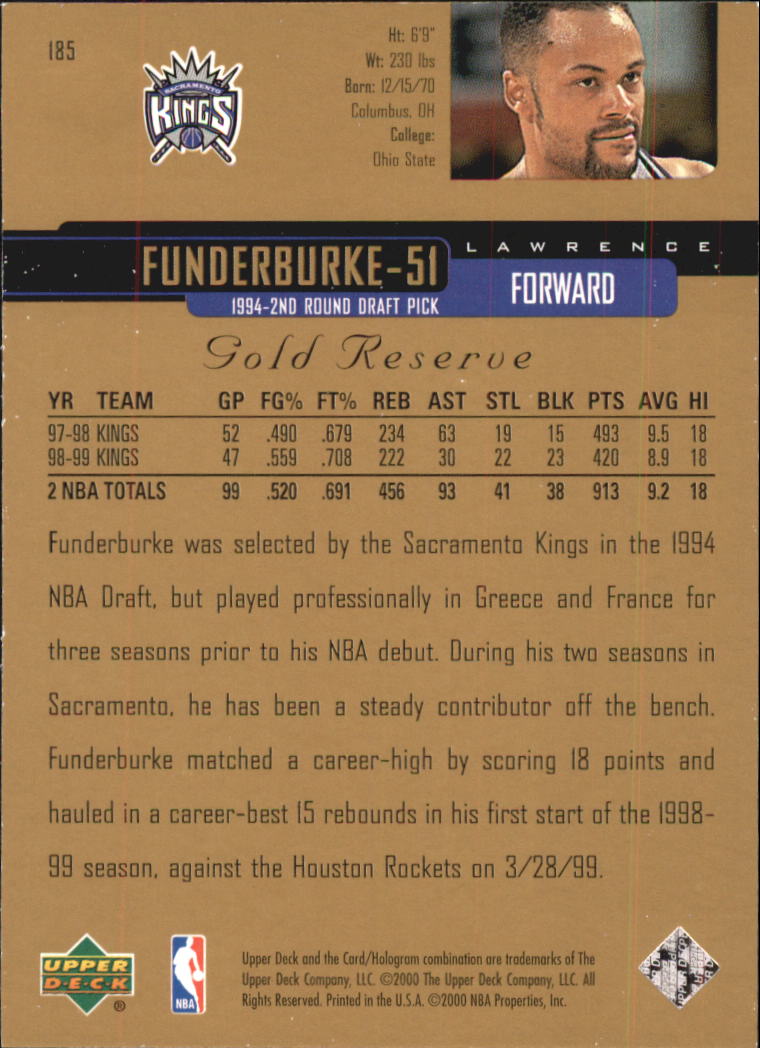 A2531- 1999-00 Upper Deck Gold Reserve Bk #s 1-240 -You Pick- 15+ FREE US SHIP - Picture 311 of 395