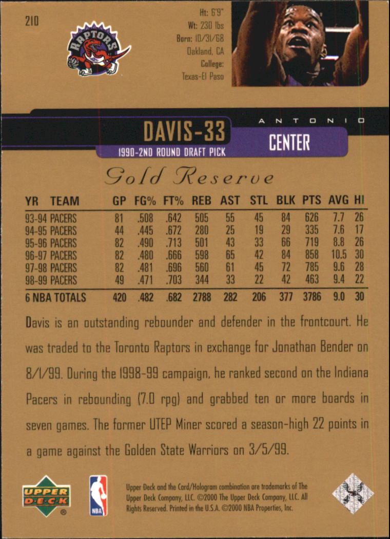 A2531- 1999-00 Upper Deck Gold Reserve Bk #s 1-240 -You Pick- 15+ FREE US SHIP - Picture 341 of 395