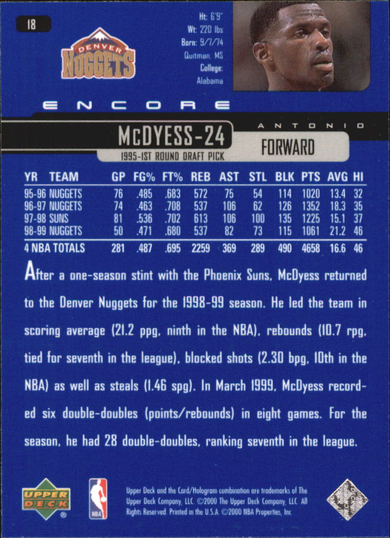 B0151- 1999-00 Upper Deck Encore Bk 1-90 +Inserts -You Pick- 15+ FREE US SHIP - Picture 35 of 171