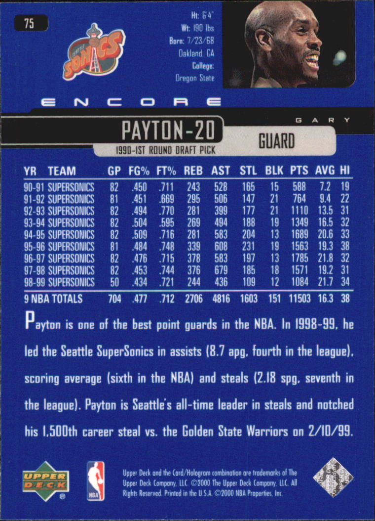 B0151- 1999-00 Upper Deck Encore Bk 1-90 +Inserts -You Pick- 15+ FREE US SHIP - Picture 137 of 171