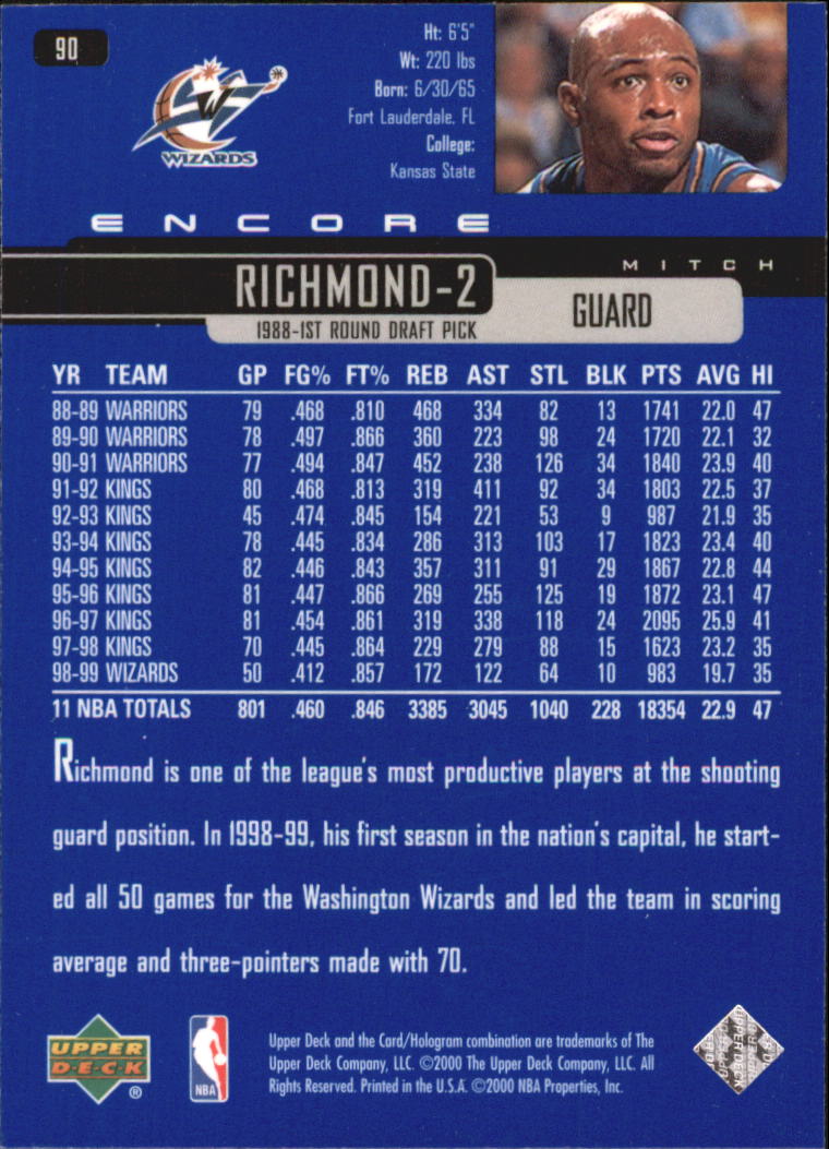 B0151- 1999-00 Upper Deck Encore Bk 1-90 +Inserts -You Pick- 15+ FREE US SHIP - Picture 163 of 171