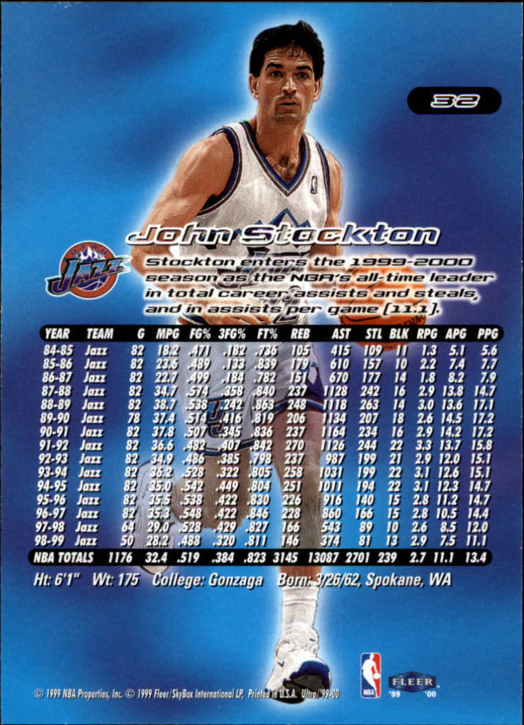 John Stockton cards (1989-2021) Jazz - You Choose - Bild 150 von 284