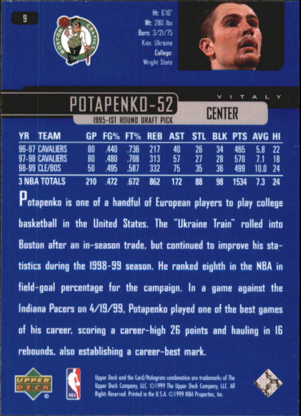 A8332- 1999-00 Upper Deck Bk Card #s 1-240 +Rookies -You Pick- 15+ FREE US SHIP - Picture 19 of 380