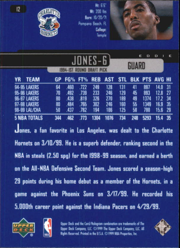 A8332- 1999-00 Upper Deck Bk Card #s 1-240 +Rookies -You Pick- 15+ FREE US SHIP - Picture 25 of 380