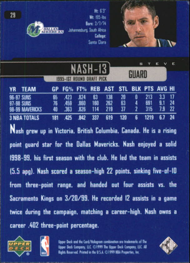 A8332- 1999-00 Upper Deck Bk Card #s 1-240 +Rookies -You Pick- 15+ FREE US SHIP - Picture 57 of 380