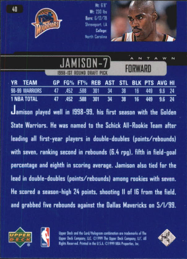 A8332- 1999-00 Upper Deck Bk Card #s 1-240 +Rookies -You Pick- 15+ FREE US SHIP - Picture 79 of 380
