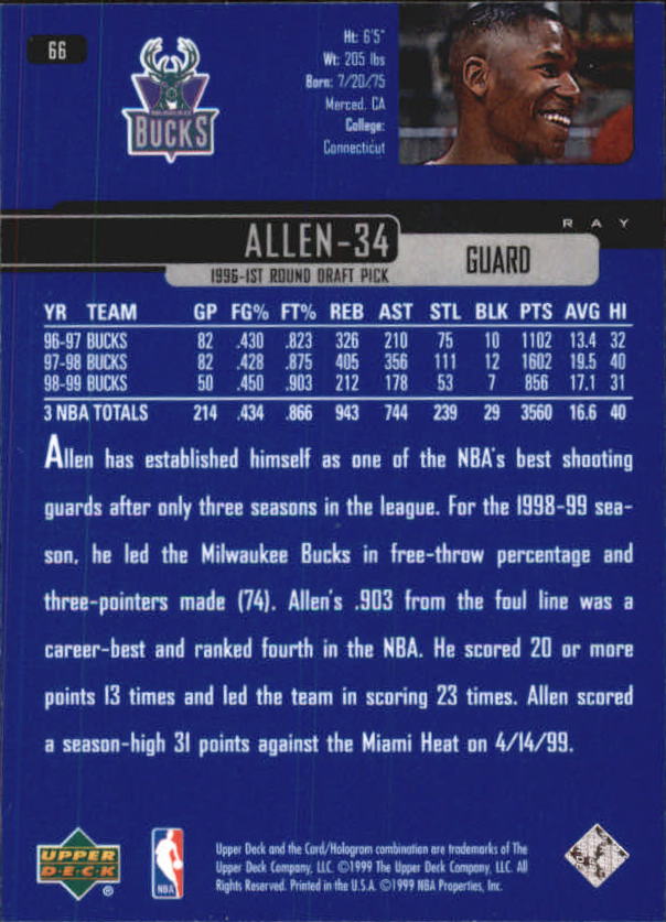 A8332- 1999-00 Upper Deck Bk Card #s 1-240 +Rookies -You Pick- 15+ FREE US SHIP - Picture 127 of 380