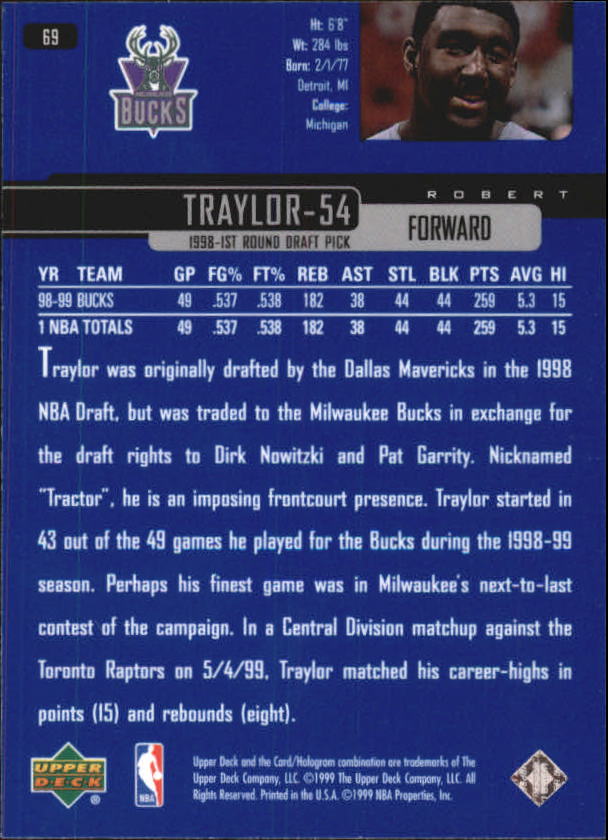 A8332- 1999-00 Upper Deck Bk Card #s 1-240 +Rookies -You Pick- 15+ FREE US SHIP - Picture 133 of 380