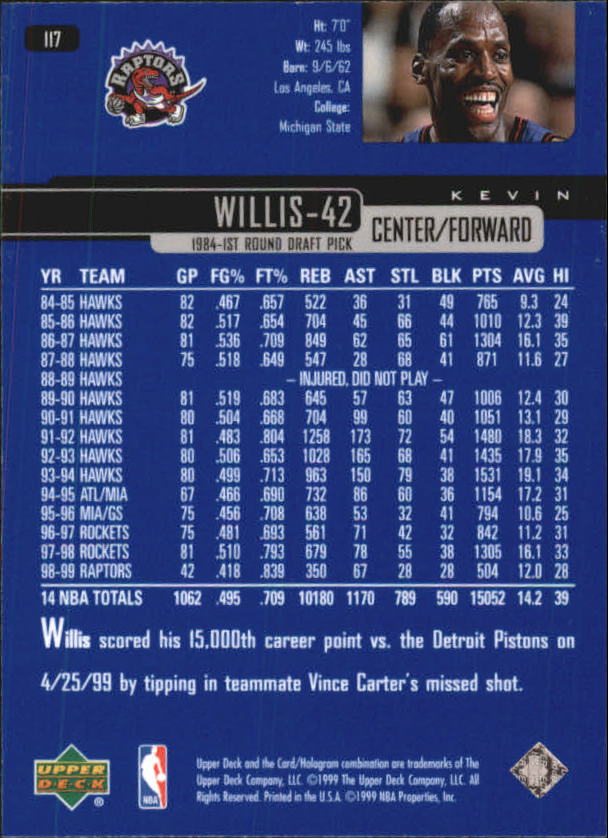 A8332- 1999-00 Upper Deck Bk Card #s 1-240 +Rookies -You Pick- 15+ FREE US SHIP - Picture 224 of 380