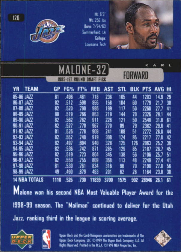 A8332- 1999-00 Upper Deck Bk Card #s 1-240 +Rookies -You Pick- 15+ FREE US SHIP - Picture 230 of 380