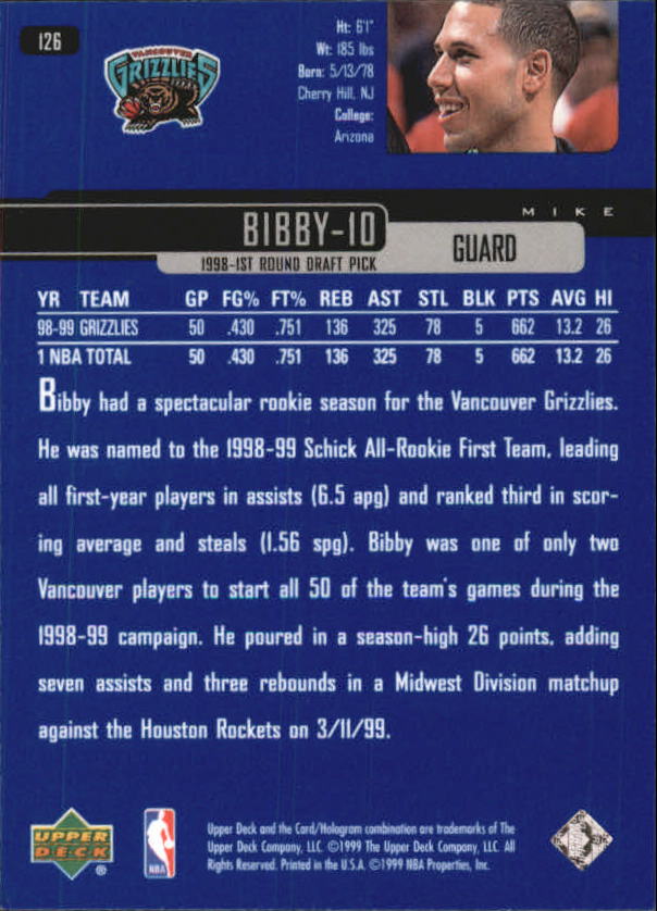 A8332- 1999-00 Upper Deck Bk Card #s 1-240 +Rookies -You Pick- 15+ FREE US SHIP - Picture 242 of 380