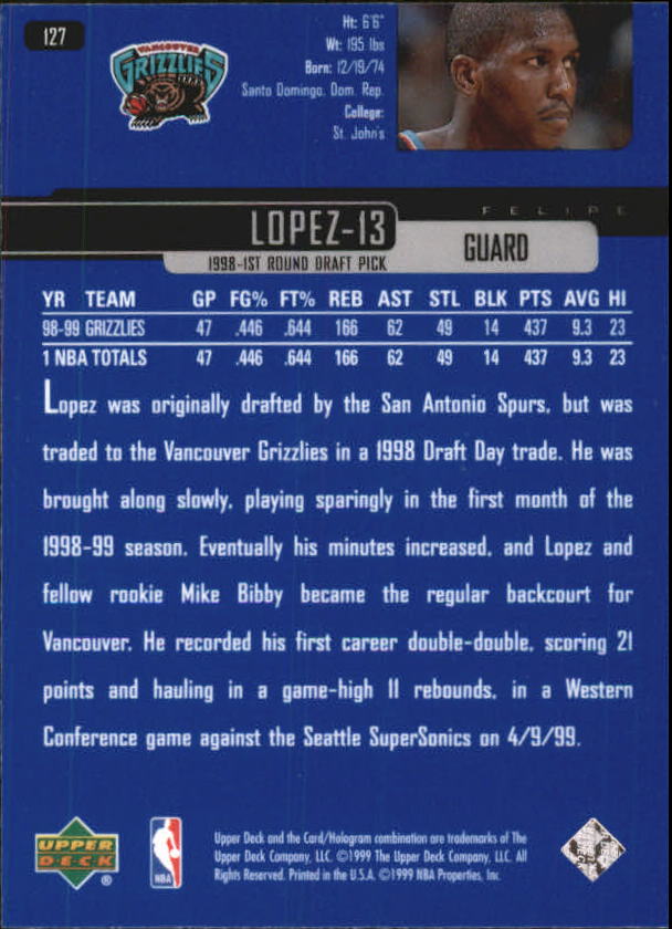 A8332- 1999-00 Upper Deck Bk Card #s 1-240 +Rookies -You Pick- 15+ FREE US SHIP - Picture 244 of 380