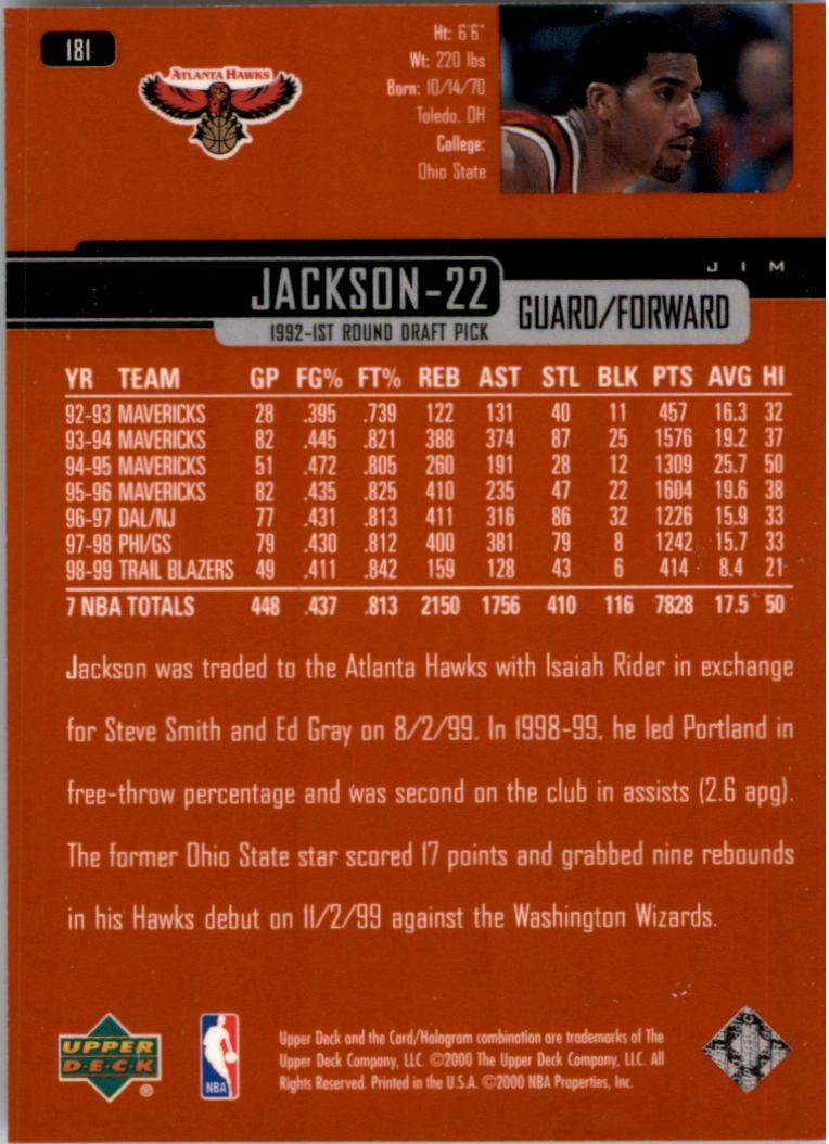 A8332- 1999-00 Upper Deck Bk Card #s 1-240 +Rookies -You Pick- 15+ FREE US SHIP - Picture 264 of 380