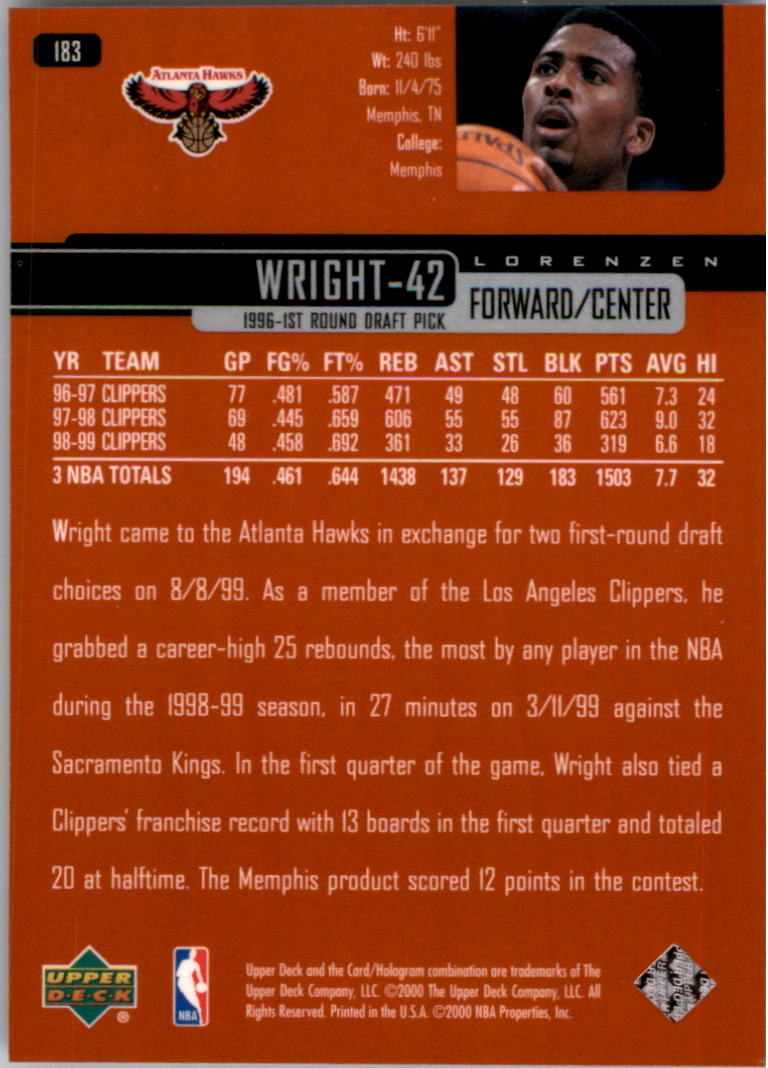 A8332- 1999-00 Upper Deck Bk Card #s 1-240 +Rookies -You Pick- 15+ FREE US SHIP - Picture 268 of 380