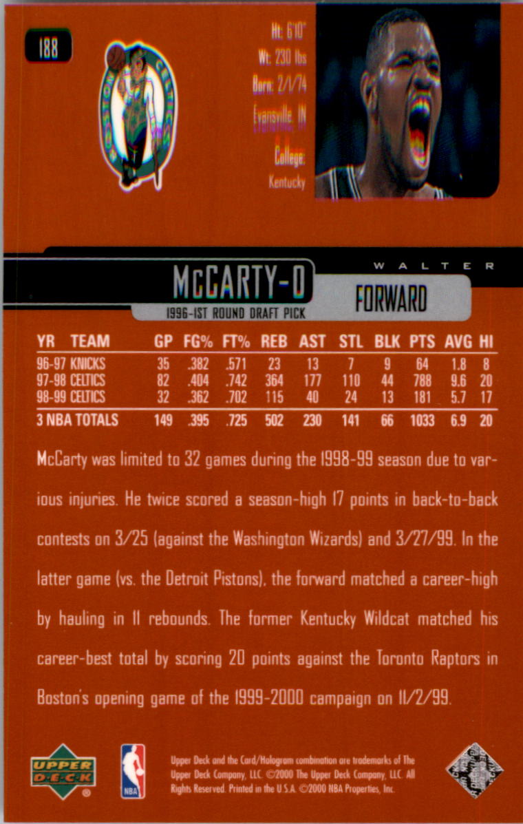 A8332- 1999-00 Upper Deck Bk Card #s 1-240 +Rookies -You Pick- 15+ FREE US SHIP - Picture 278 of 380