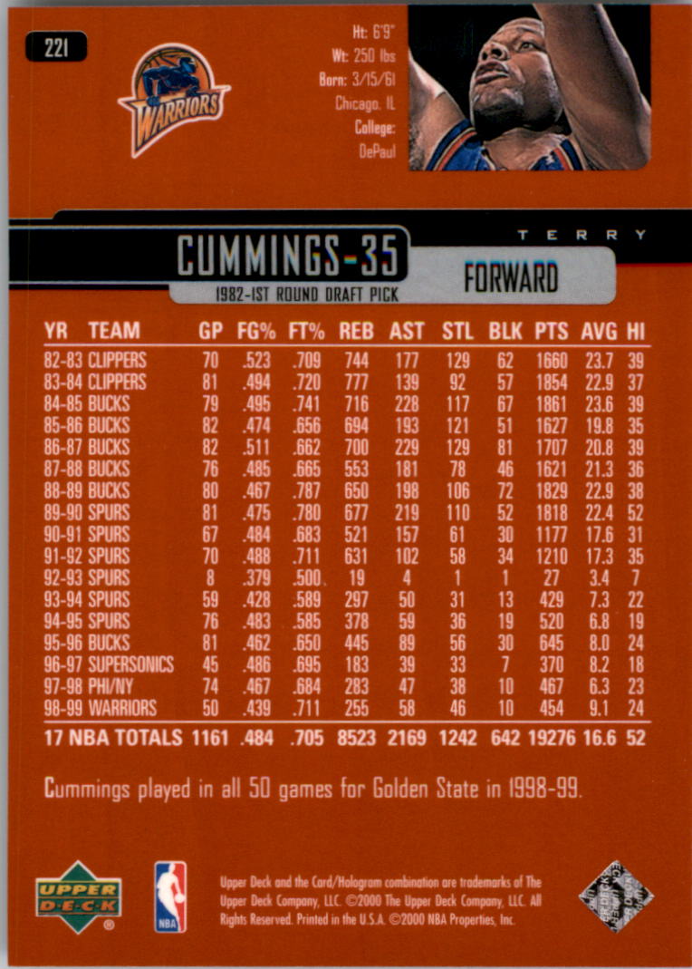 A8332- 1999-00 Upper Deck Bk Card #s 1-240 +Rookies -You Pick- 15+ FREE US SHIP - Picture 342 of 380