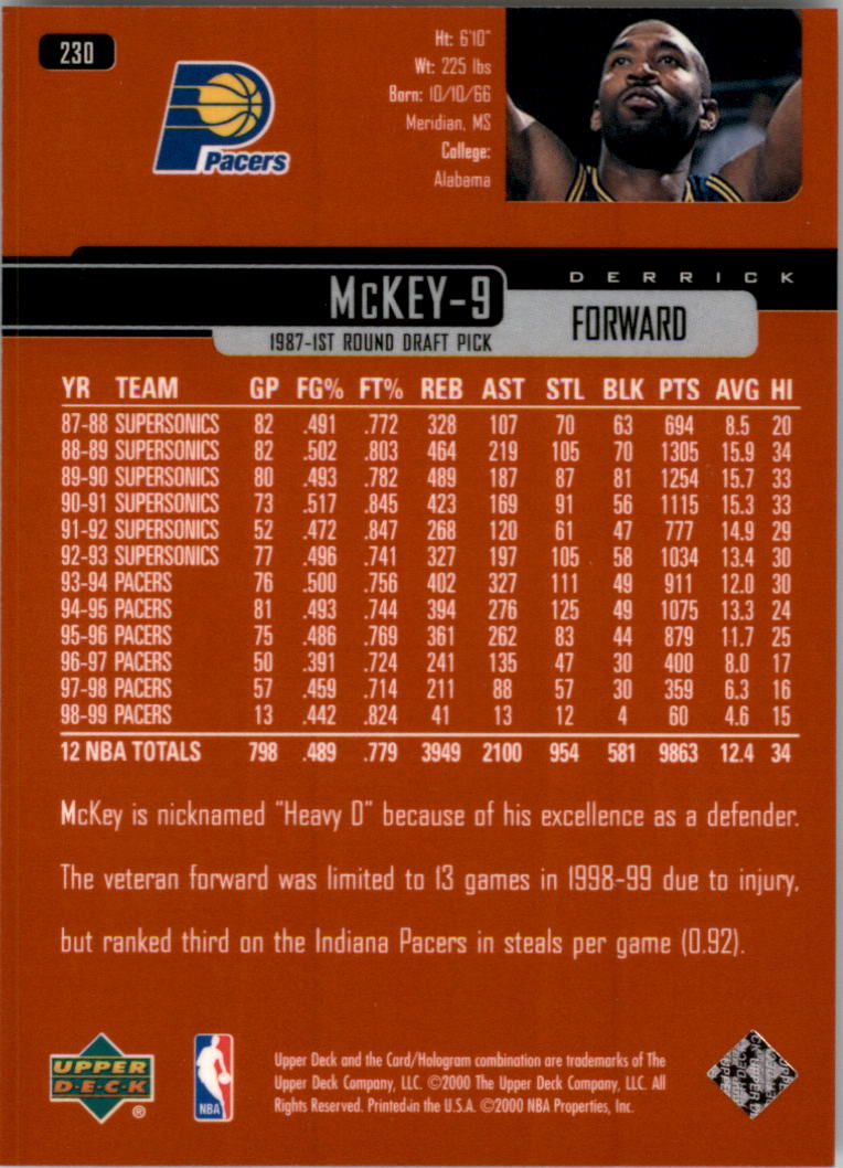 A8332- 1999-00 Upper Deck Bk Card #s 1-240 +Rookies -You Pick- 15+ FREE US SHIP - Picture 360 of 380