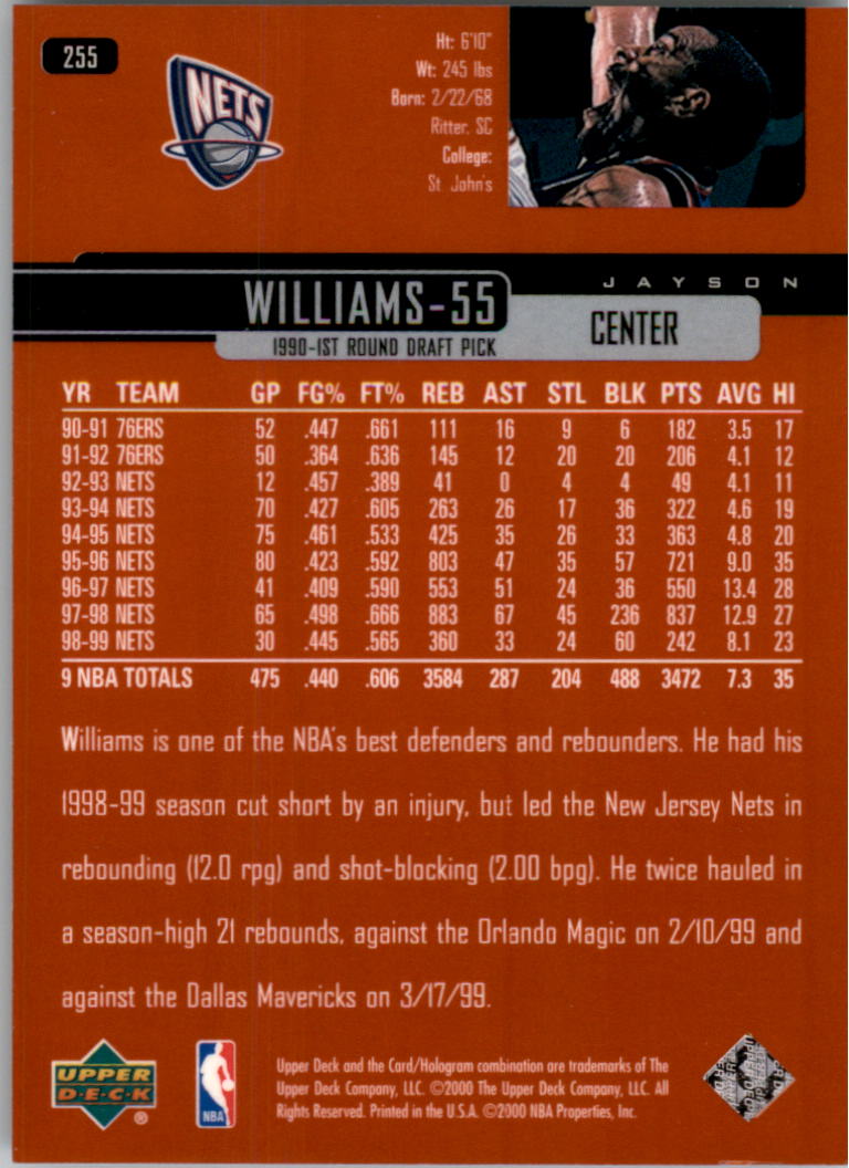 A8332- 1999-00 Upper Deck Bk Cards 241-360 +Rookies -You Pick- 15+ FREE US SHIP - Picture 29 of 183
