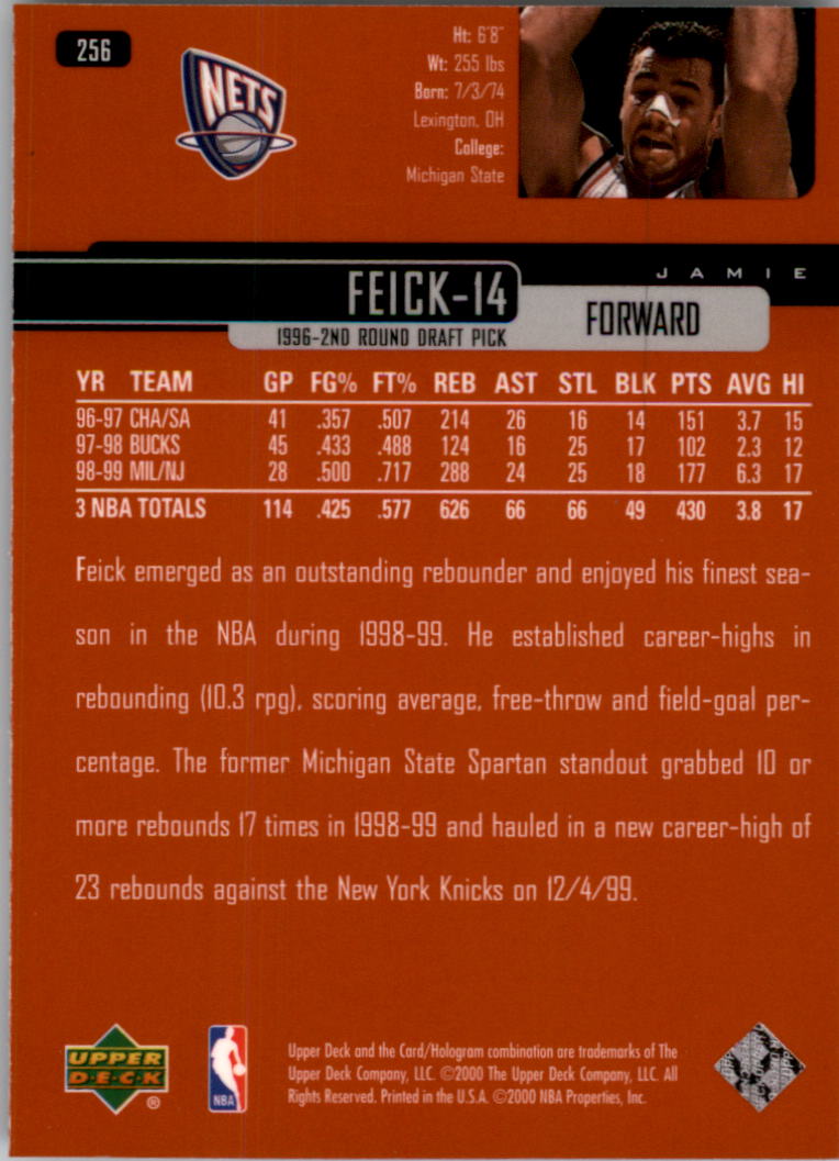 A8332- 1999-00 Upper Deck Bk Cards 241-360 +Rookies -You Pick- 15+ FREE US SHIP - Picture 31 of 183