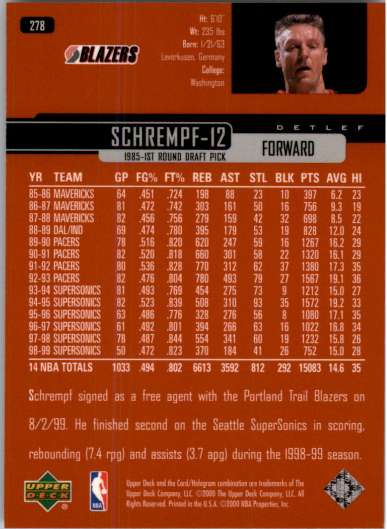 A8332- 1999-00 Upper Deck Bk Cards 241-360 +Rookies -You Pick- 15+ FREE US SHIP - Picture 73 of 183