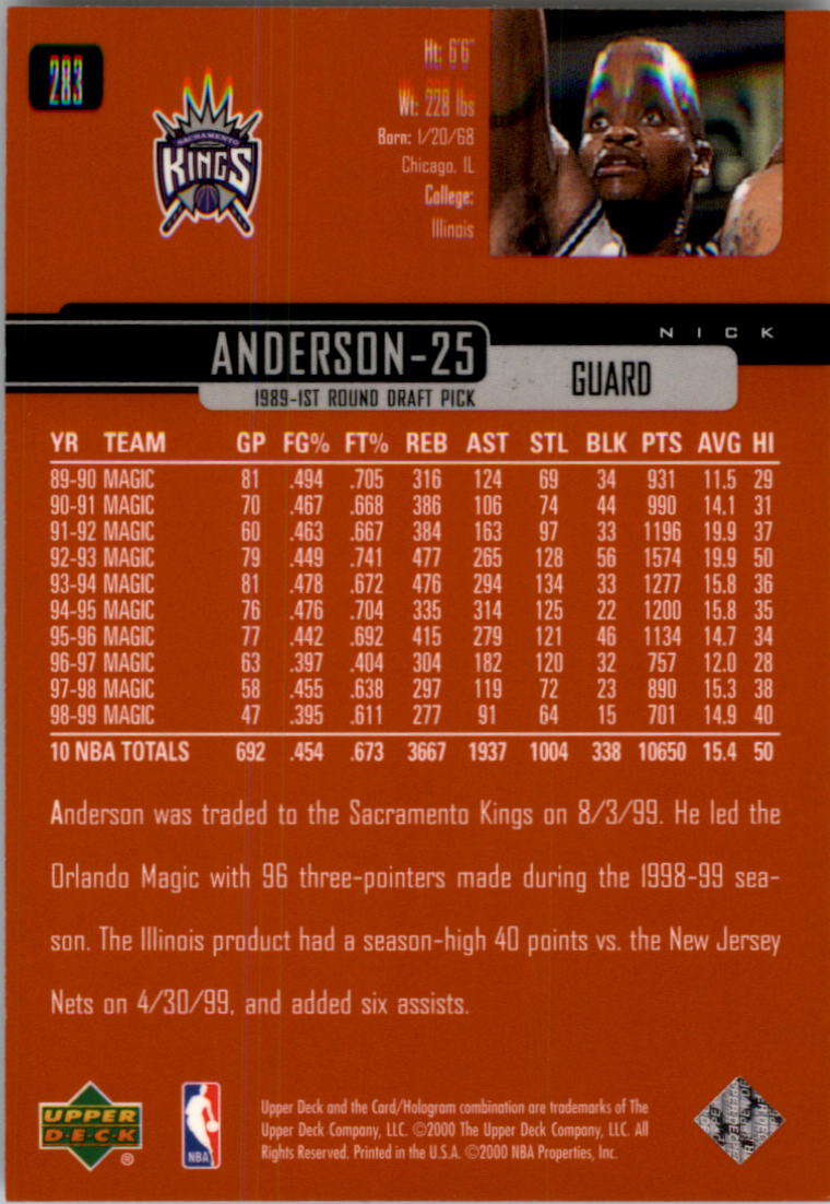 A8332- 1999-00 Upper Deck Bk Cards 241-360 +Rookies -You Pick- 15+ FREE US SHIP - Picture 83 of 183