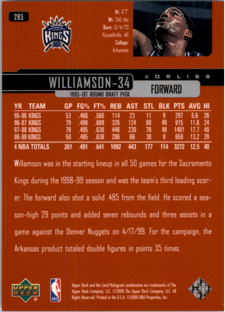 A8332- 1999-00 Upper Deck Bk Cards 241-360 +Rookies -You Pick- 15+ FREE US SHIP - Picture 87 of 183