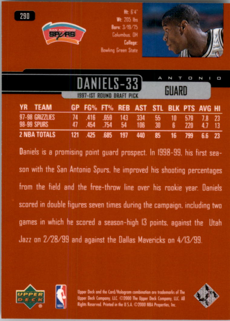A8332- 1999-00 Upper Deck Bk Cards 241-360 +Rookies -You Pick- 15+ FREE US SHIP - Picture 97 of 183