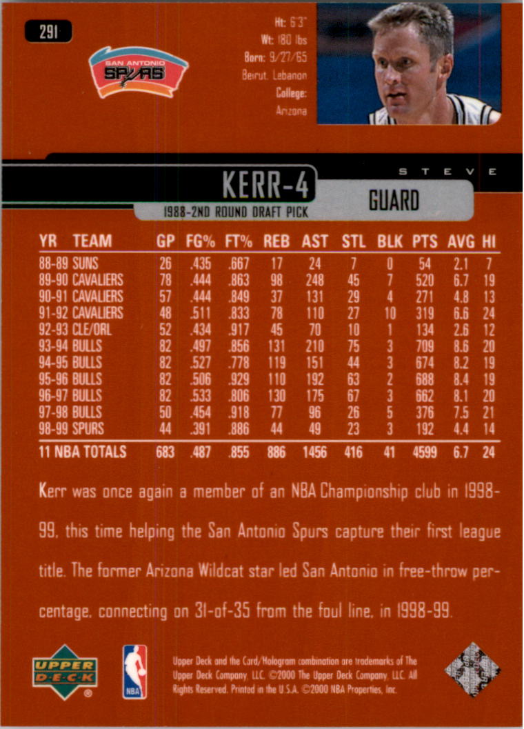 A8332- 1999-00 Upper Deck Bk Cards 241-360 +Rookies -You Pick- 15+ FREE US SHIP - Picture 99 of 183