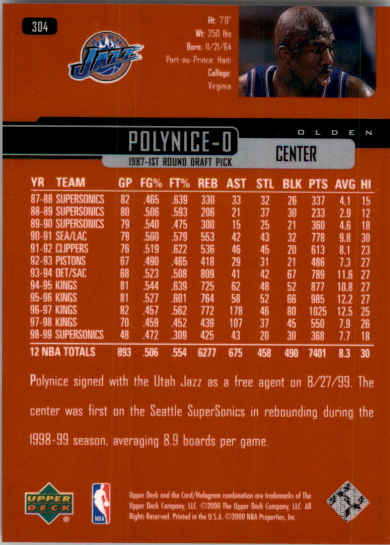 A8332- 1999-00 Upper Deck Bk Cards 241-360 +Rookies -You Pick- 15+ FREE US SHIP - Picture 121 of 183