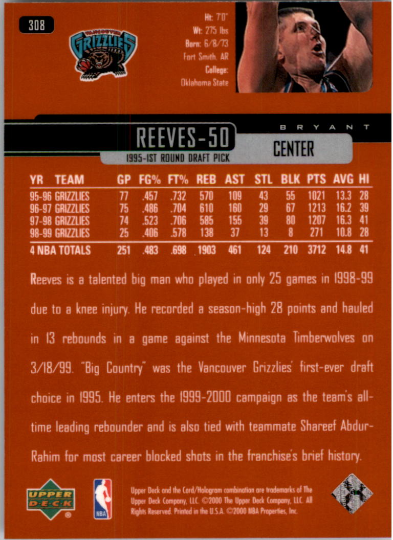 A8332- 1999-00 Upper Deck Bk Cards 241-360 +Rookies -You Pick- 15+ FREE US SHIP - Picture 129 of 183