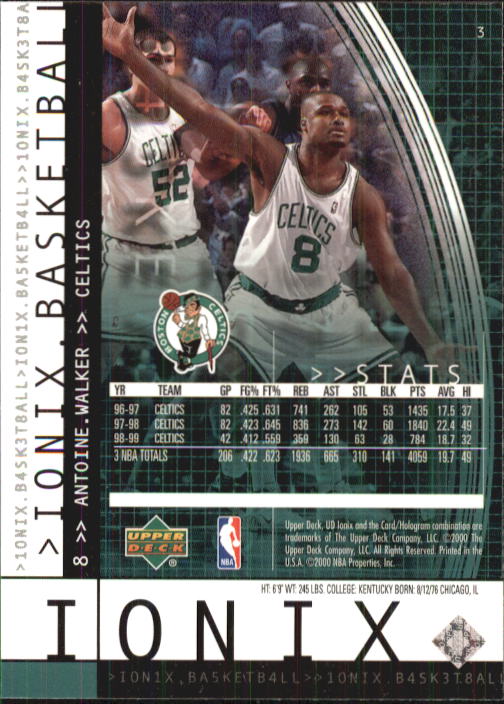 B4538- 1999-00 UD Ionix Bk Card #s 1-90 +Inserts -You Pick- 15+ FREE US SHIP - Picture 7 of 126