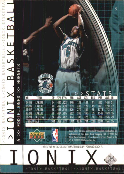 B4538- 1999-00 UD Ionix Bk Card #s 1-90 +Inserts -You Pick- 15+ FREE US SHIP - Picture 11 of 126