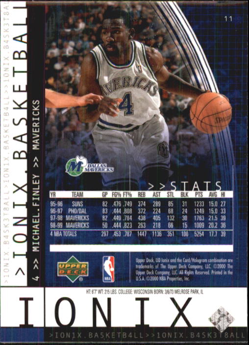 B4538- 1999-00 UD Ionix Bk Card #s 1-90 +Inserts -You Pick- 15+ FREE US SHIP - Picture 23 of 126