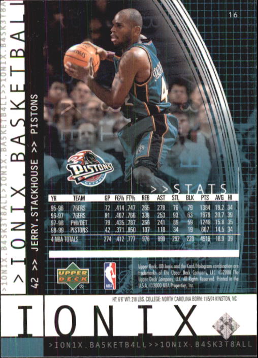 B4538- 1999-00 UD Ionix Bk Card #s 1-90 +Inserts -You Pick- 15+ FREE US SHIP - Picture 33 of 126