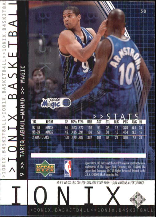 B4538- 1999-00 UD Ionix Bk Card #s 1-90 +Inserts -You Pick- 15+ FREE US SHIP - Picture 73 of 126