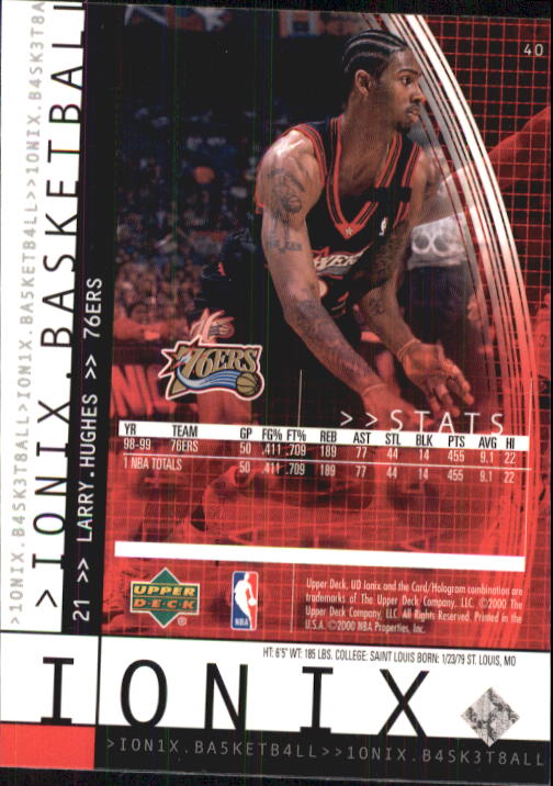 B4538- 1999-00 UD Ionix Bk Card #s 1-90 +Inserts -You Pick- 15+ FREE US SHIP - Picture 75 of 126