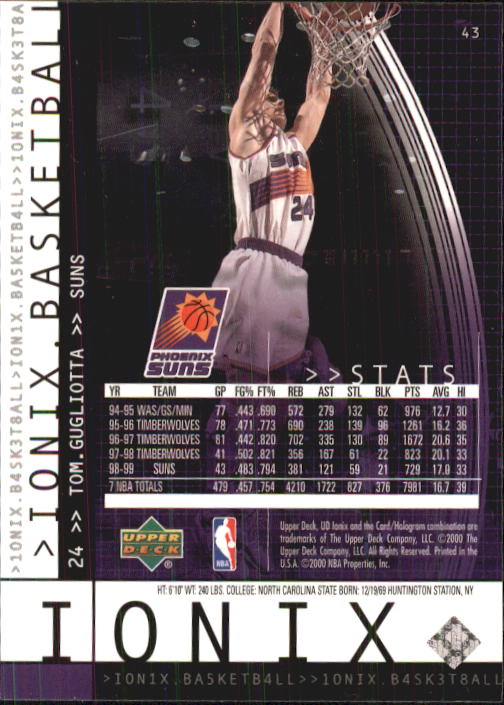 B4538- 1999-00 UD Ionix Bk Card #s 1-90 +Inserts -You Pick- 15+ FREE US SHIP - Picture 81 of 126
