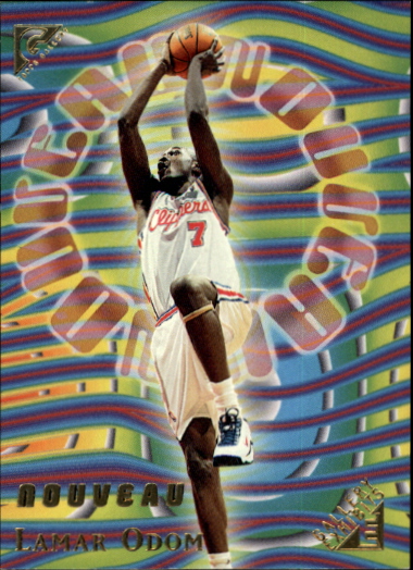 1999-00 Topps Gallery Exhibits #GE29 Lamar Odom
