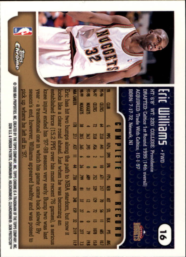 A6758- 1999-00 Topps Chrome Bk Cards 1-257 +Inserts -You Pick- 15+ FREE US SHIP - Picture 21 of 356