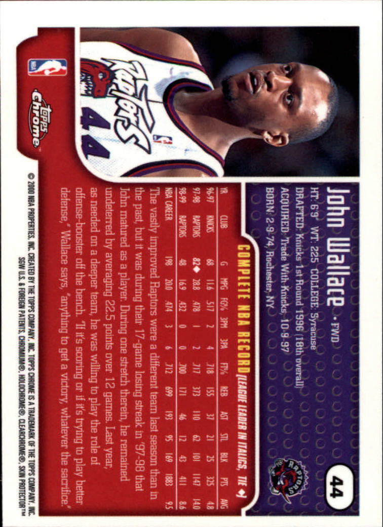 A6758- 1999-00 Topps Chrome Bk Cards 1-257 +Inserts -You Pick- 15+ FREE US SHIP - Picture 55 of 356