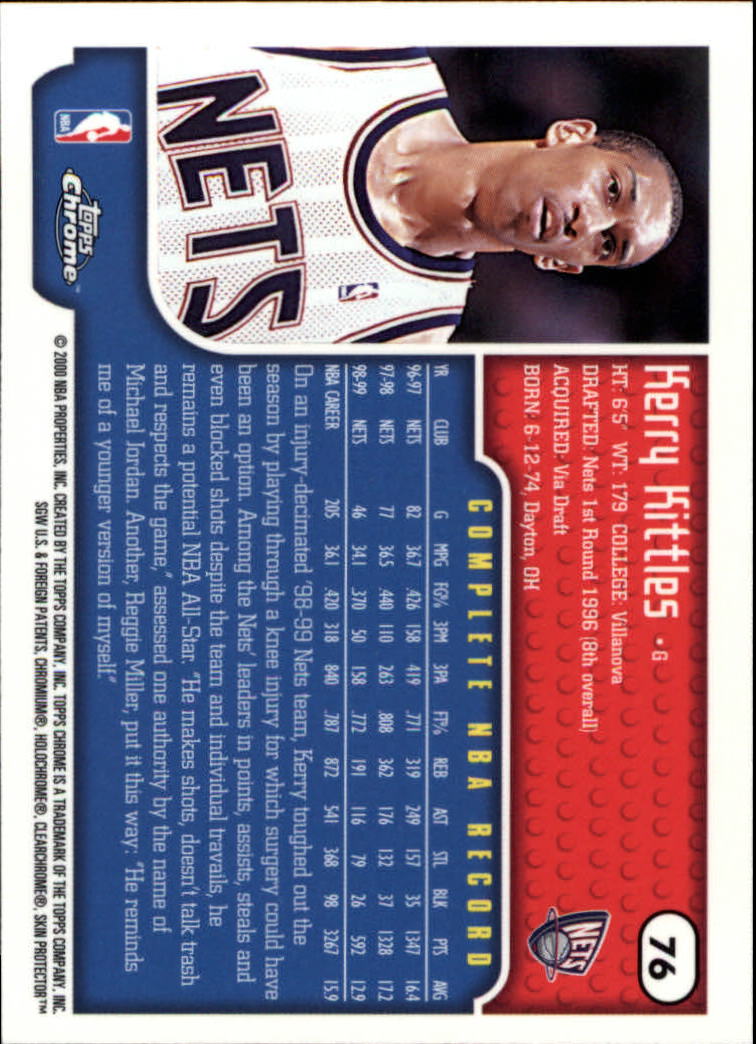 A6758- 1999-00 Topps Chrome Bk Cards 1-257 +Inserts -You Pick- 15+ FREE US SHIP - Picture 97 of 356
