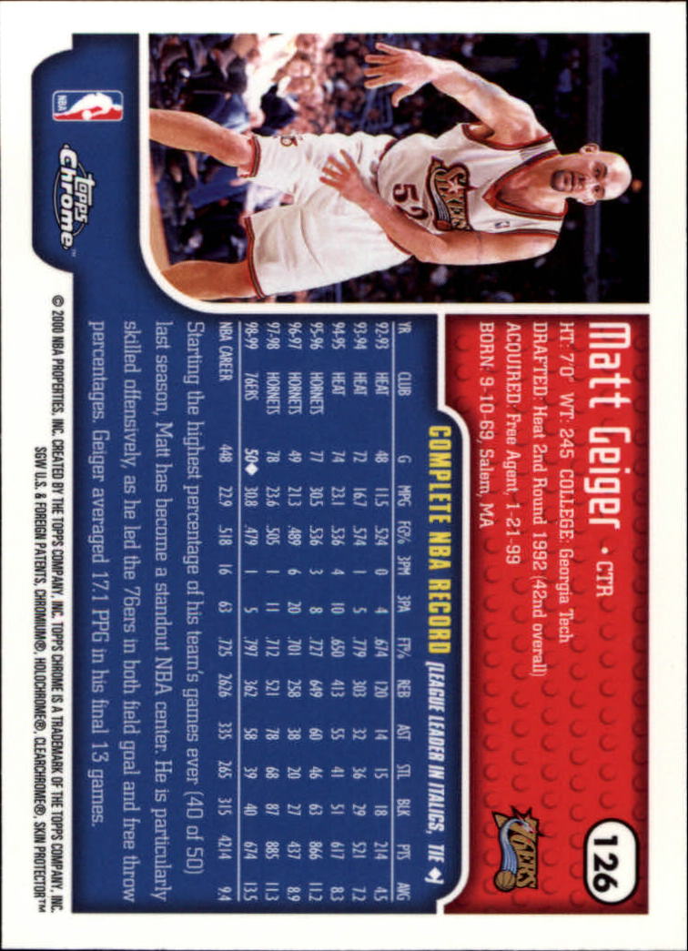 A6758- 1999-00 Topps Chrome Bk Cards 1-257 +Inserts -You Pick- 15+ FREE US SHIP - Picture 165 of 356