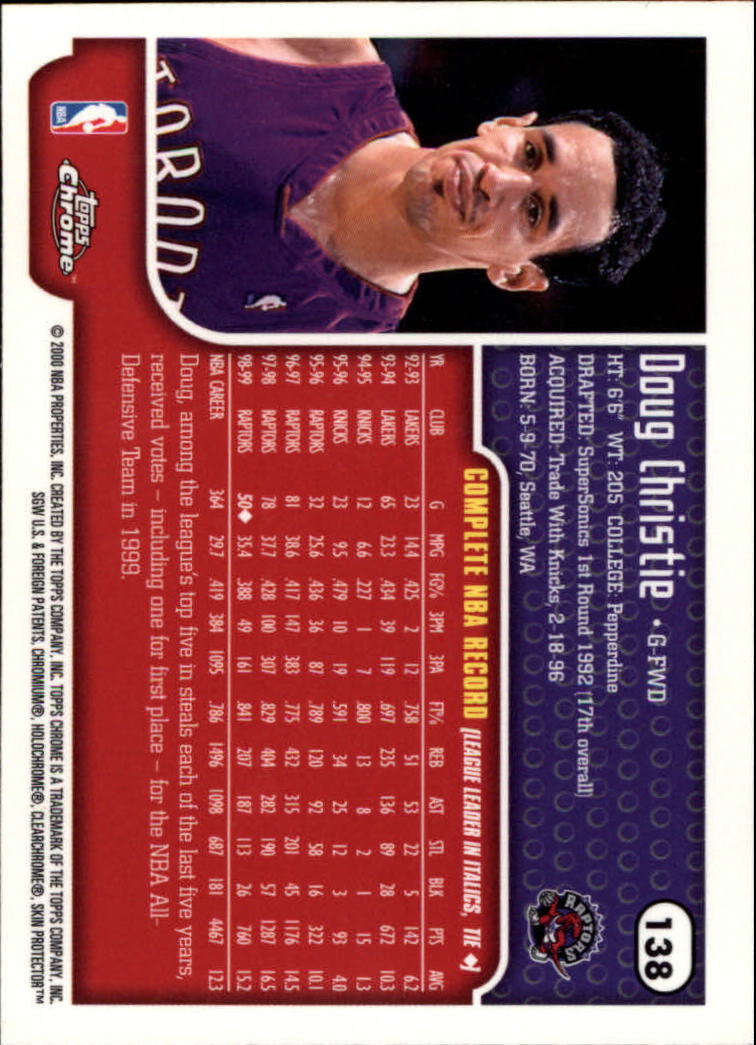 A6758- 1999-00 Topps Chrome Bk Cards 1-257 +Inserts -You Pick- 15+ FREE US SHIP - Picture 183 of 356