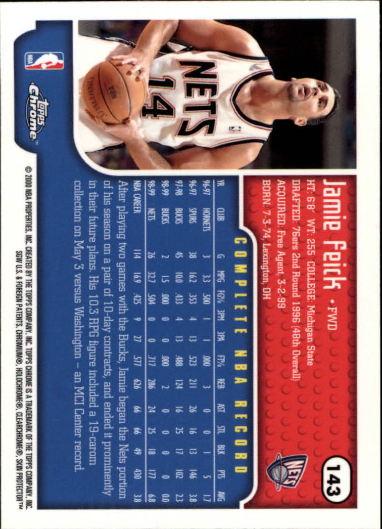 A6758- 1999-00 Topps Chrome Bk Cards 1-257 +Inserts -You Pick- 15+ FREE US SHIP - Picture 193 of 356