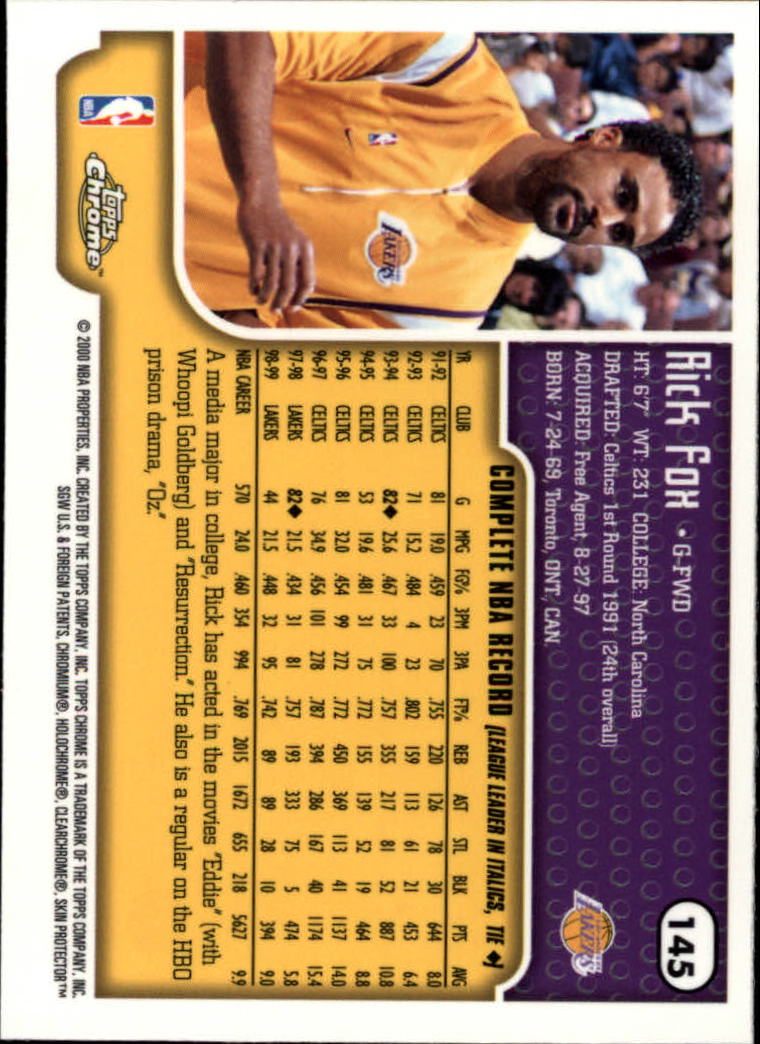 A6758- 1999-00 Topps Chrome Bk Cards 1-257 +Inserts -You Pick- 15+ FREE US SHIP - Picture 197 of 356