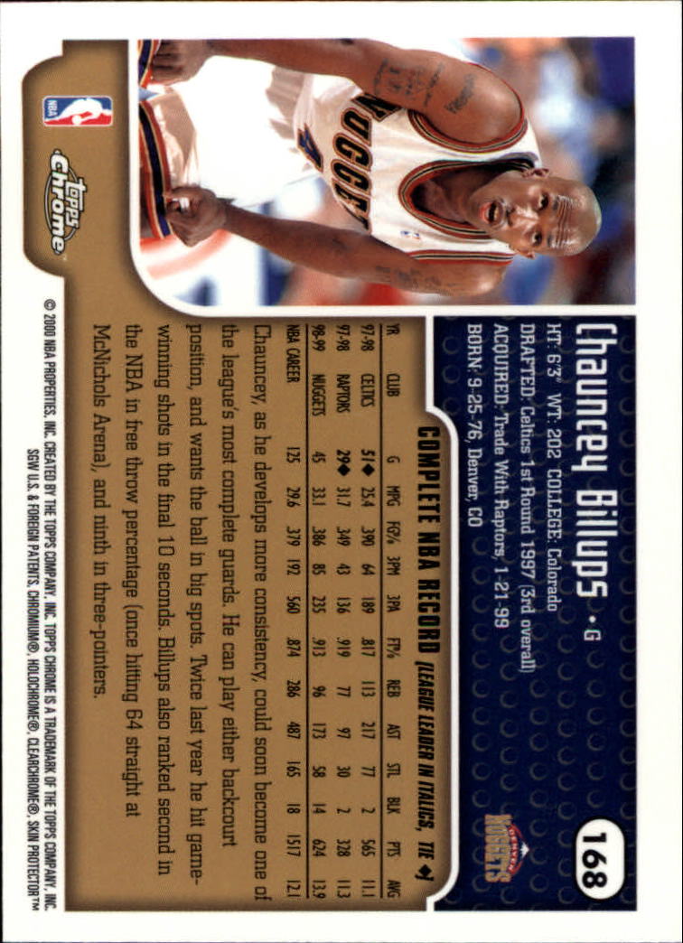 A6758- 1999-00 Topps Chrome Bk Cards 1-257 +Inserts -You Pick- 15+ FREE US SHIP - Picture 232 of 356