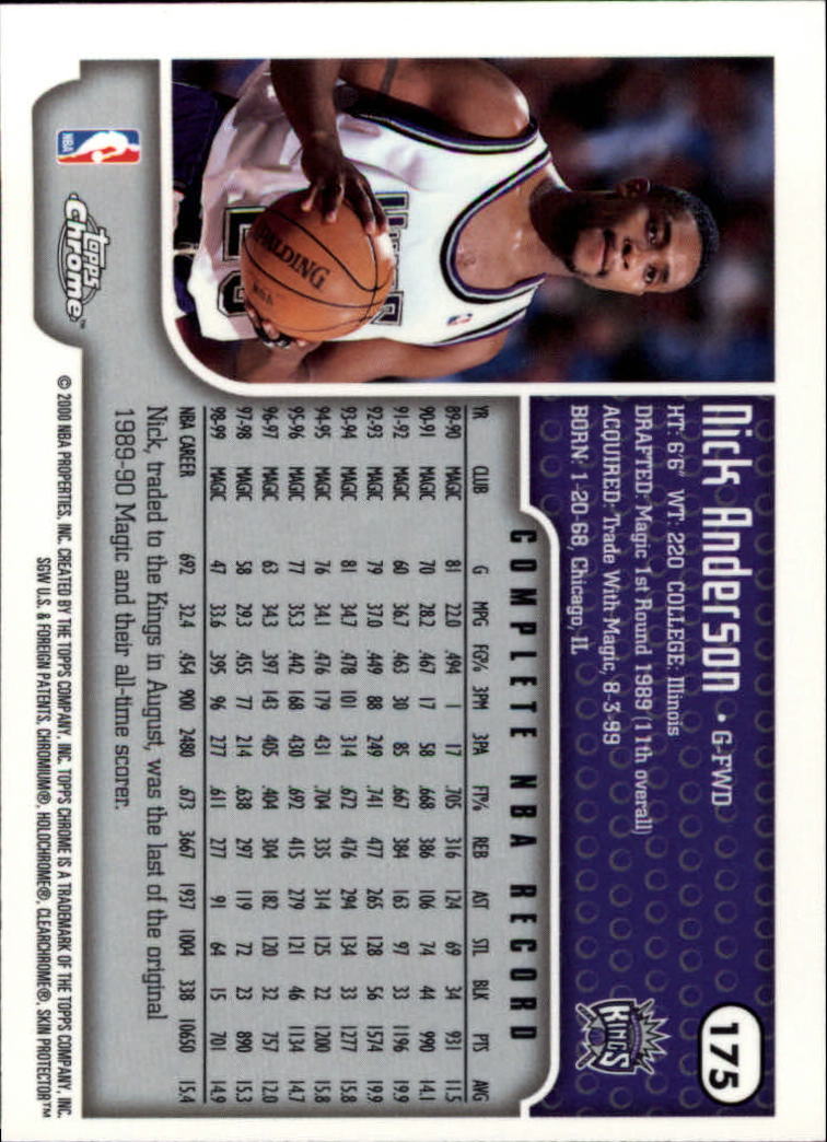 A6758- 1999-00 Topps Chrome Bk Cards 1-257 +Inserts -You Pick- 15+ FREE US SHIP - Picture 242 of 356