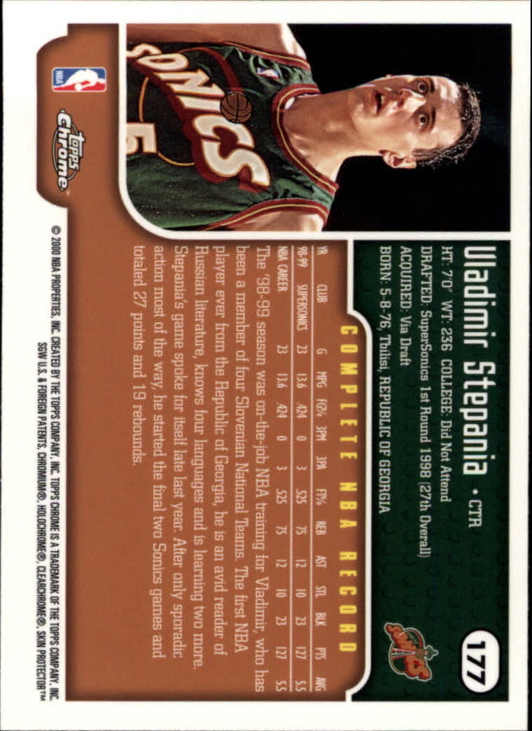 A6758- 1999-00 Topps Chrome Bk Cards 1-257 +Inserts -You Pick- 15+ FREE US SHIP - Picture 246 of 356