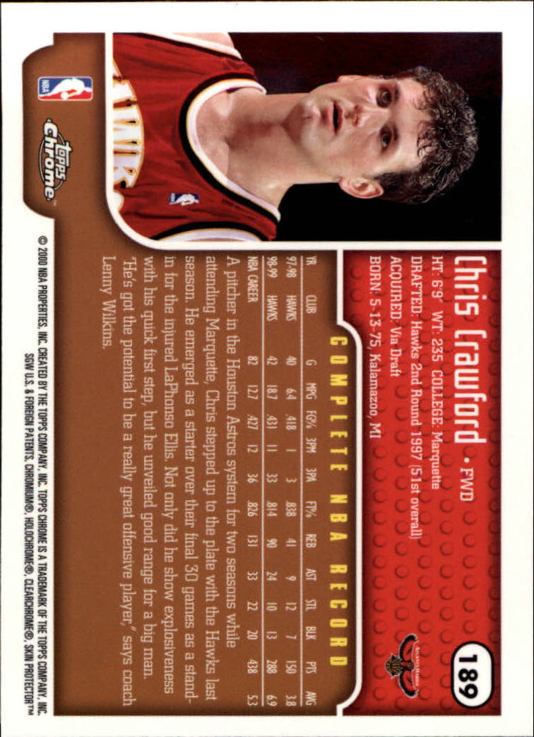 A6758- 1999-00 Topps Chrome Bk Cards 1-257 +Inserts -You Pick- 15+ FREE US SHIP - Picture 268 of 356